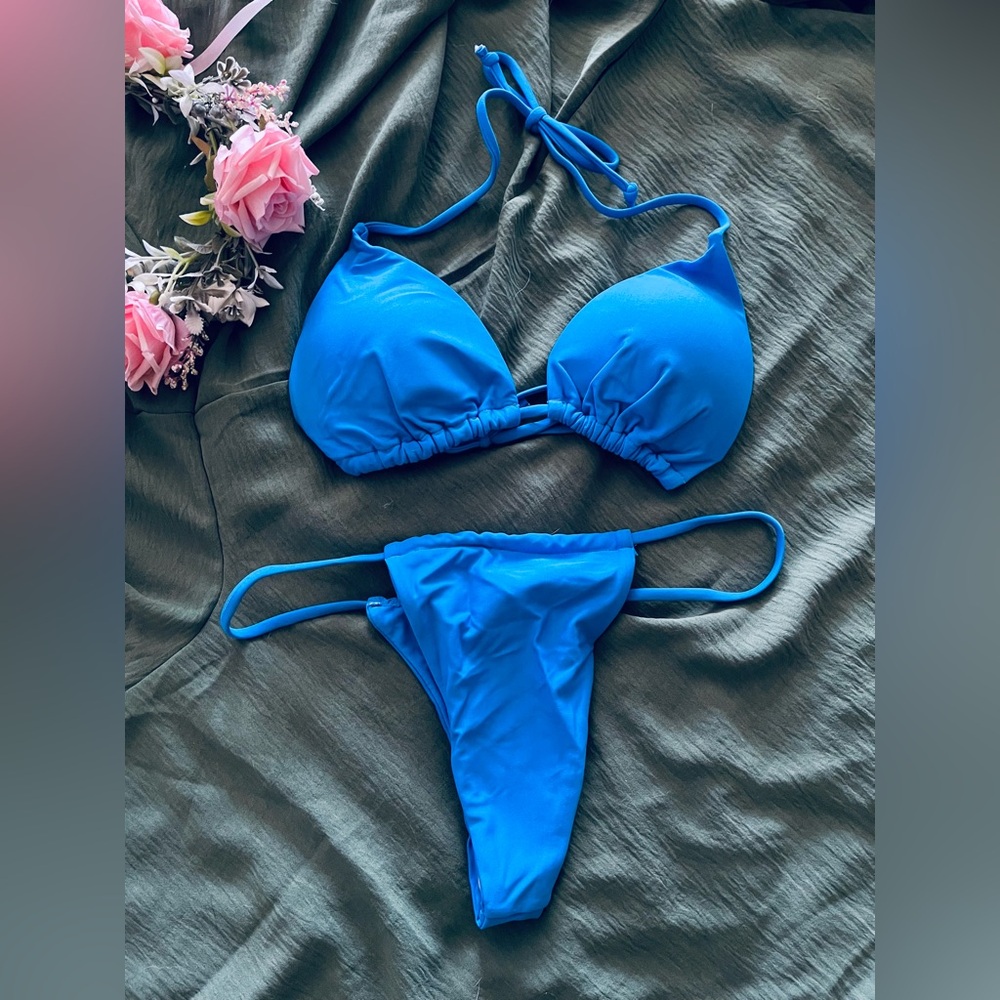 Blue Women's Bikini Set